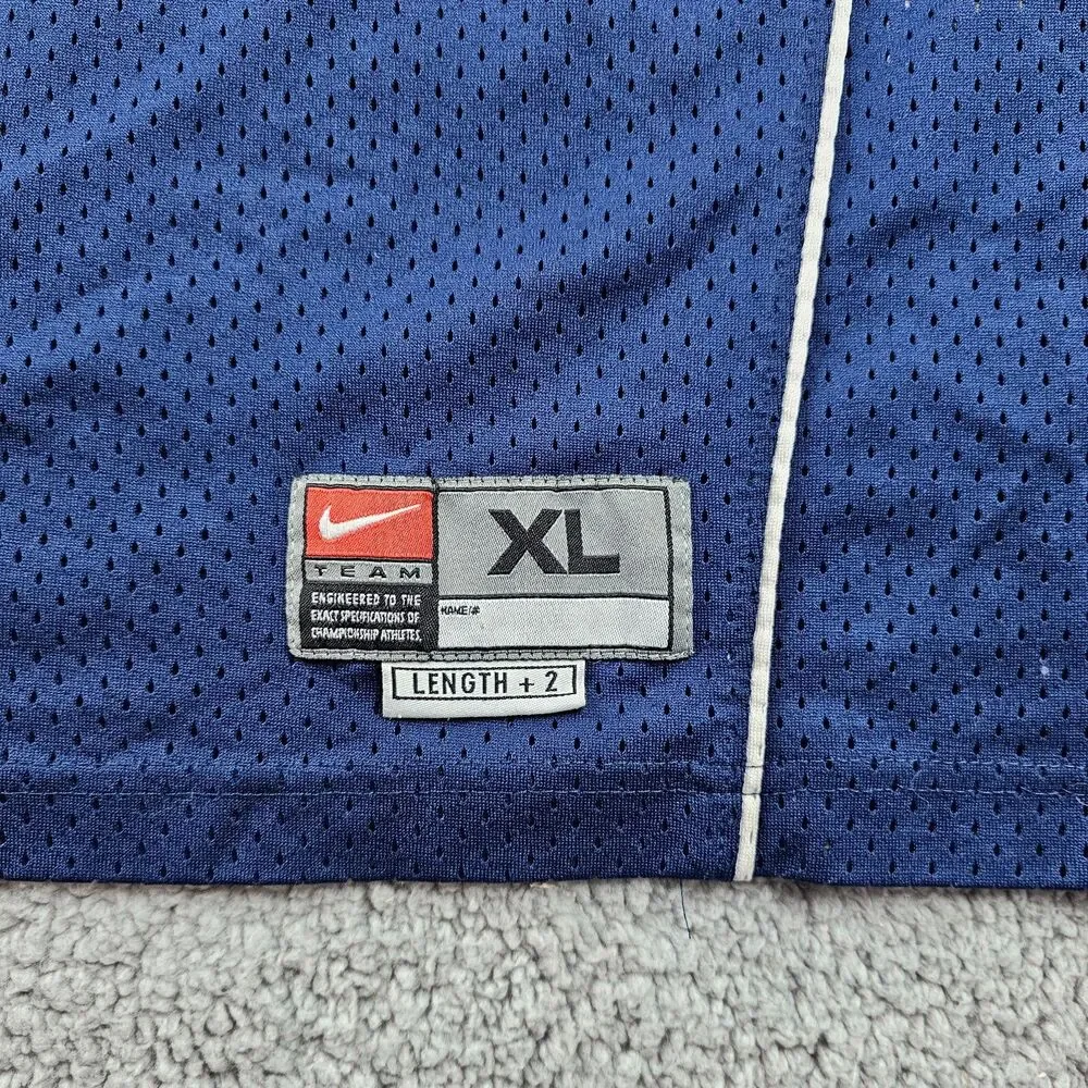 Nike Dallas Mavericks Jersey Mens XL +2 Length Blue Finley #4 NBA Basketball VTG
